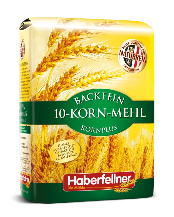 Packung Backfein 10-Korn-Mehl Kornplus