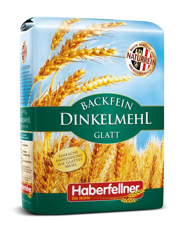 Packung Backfein Dinkelmehl Glatt Type 700