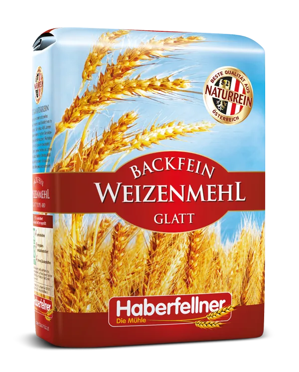 Packung Backfein Weizenmehl Glatt Type 480