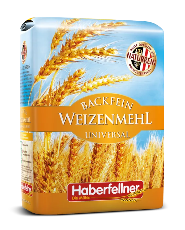 Packung Backfein Weizenmehl Universal Type 480