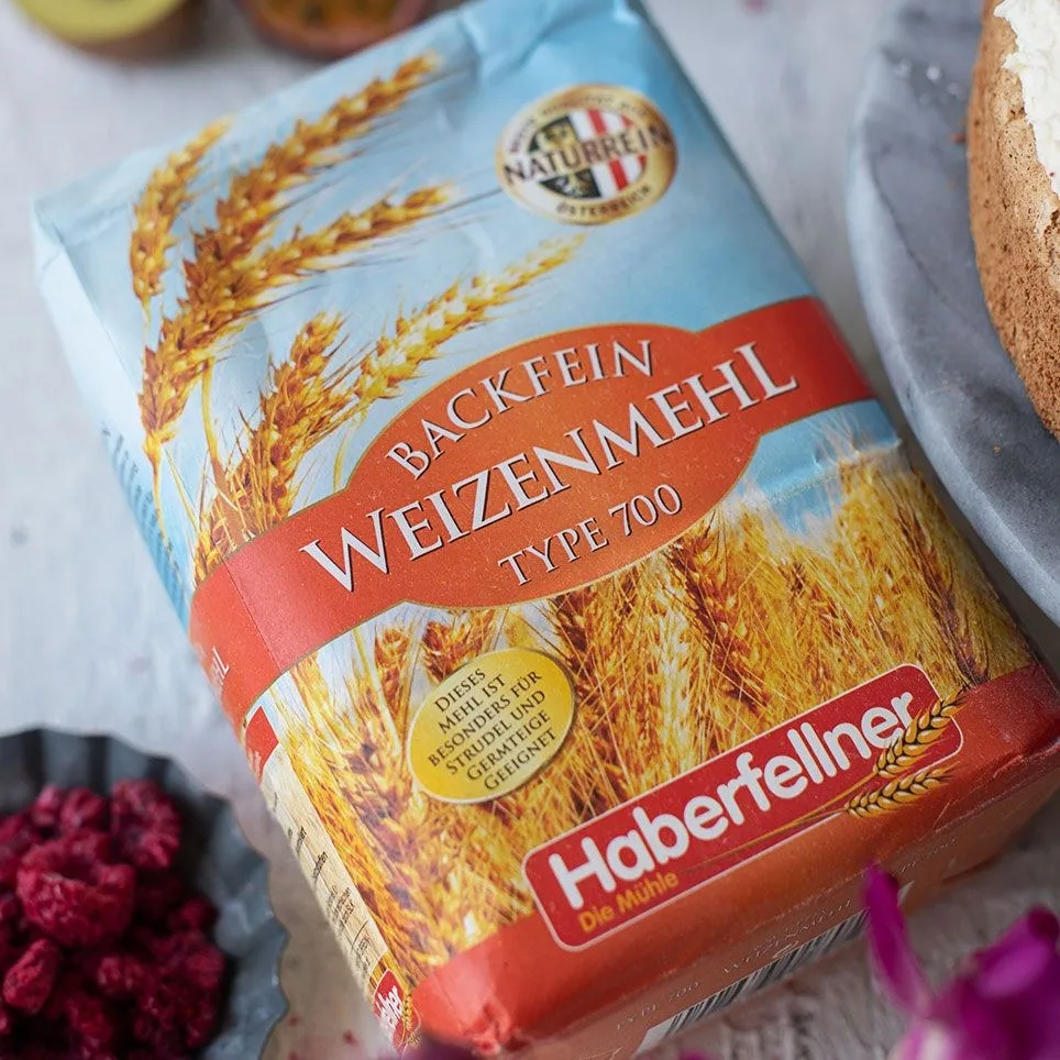 Packung Backfein Weizenmehl Type 700 von Haberfellner