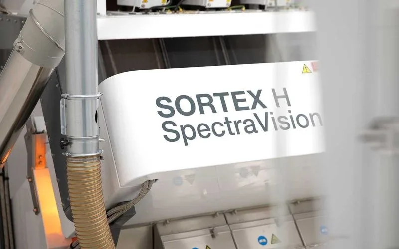 Farbsortierer Sortex H SpectraVision in der Getreidereinigung